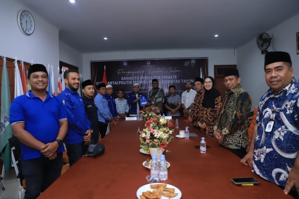 Mendaftar Di Kpu Pan Kota Ternate Optimis Raih Kursi Pimpinan Dprd