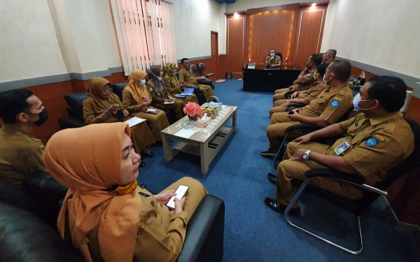Pertenuan Wali Kota bersama pejabat struktural BP2RD