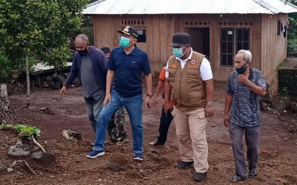 Wali Kota meninjau lokasi bencana di Foramadiahi
