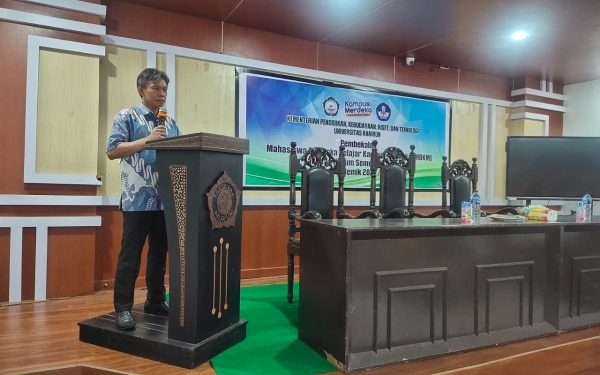 Penanggung jawab program MBKM semester genap, Sultan Alwan