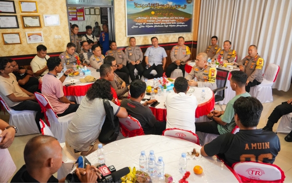Jum'at Curhat bersama insan pers liput hukum dan kriminal Maluku Utara 