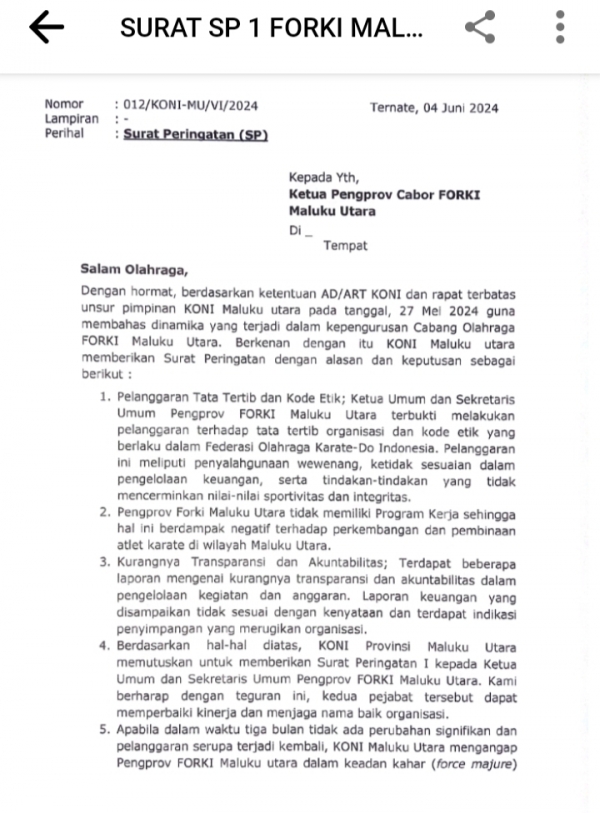 Surat Peringatan 